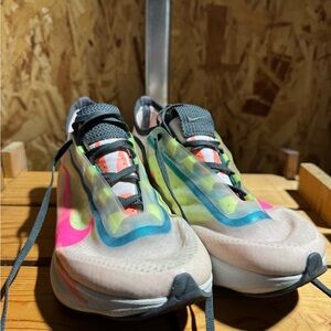 Nike Women’s Neon Pink and Blue Sneakers